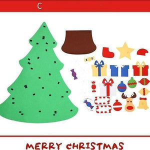 Arbre de Noël en Feutre Bricolage (Meilleur Cadeau pour Les Enfants) - ciaovie