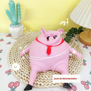 🐷Jouet cochon rose à décompression créative🐷