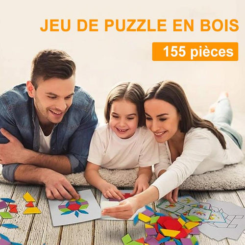 Kit de Puzzle en Bois (155 pièces)