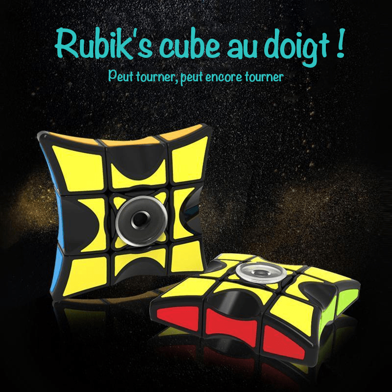 Rubik's Cube au doigt