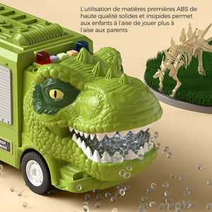 Nouvel Ensemble de Jouets de Piste de Camion d’Ingénierie Transformant les Dinosaures