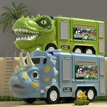 Charger l&#39;image dans la galerie, Nouvel Ensemble de Jouets de Piste de Camion d’Ingénierie Transformant les Dinosaures