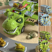 Charger l&#39;image dans la galerie, Nouvel Ensemble de Jouets de Piste de Camion d’Ingénierie Transformant les Dinosaures